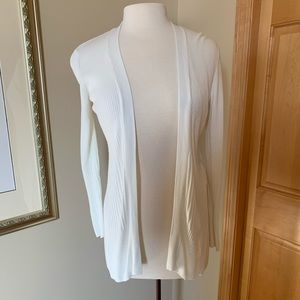VERVE AMI WOMENS WHITE CARDIGAN SWEATER M
